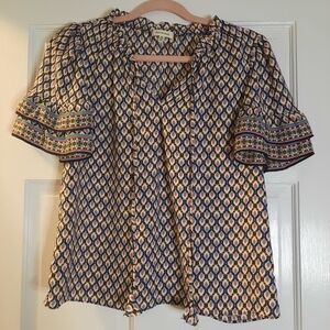 Max Studio Multicolor Patterned Blouse